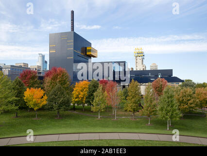 Guthrie Theater und Goldmedaille Park in der Innenstadt von Minneapolis, Minnesota Stockfoto