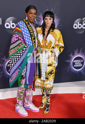 Los Angeles, USA. 24 Nov, 2019. Big Freedia, Kesha 132 der 2019 American Music Awards bei Microsoft Theater besucht am 24 November, 2019 in Los Angeles, Kalifornien Quelle: Tsuni/USA/Alamy leben Nachrichten Stockfoto