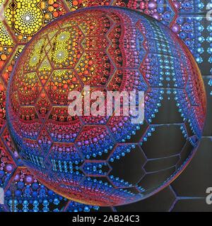 Farbenfrohe abstrakte Muster und Hintergrundbilder. Stockfoto