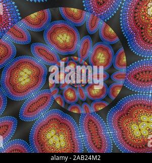 Farbenfrohe abstrakte Muster und Hintergrundbilder. Stockfoto