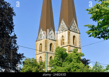 Neustädter Marienkirche, Papenmarkt, Bielefeld, Nordrhein-Westfalen, Deutschland Stockfoto