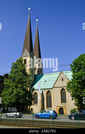 Neustädter Marienkirche, Papenmarkt, Bielefeld, Nordrhein-Westfalen, Deutschland Stockfoto