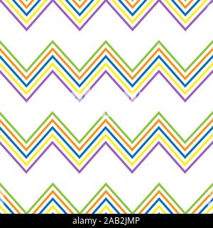 Nahtlose Hintergrund mit gebrochenen farbigen Linien für packaging design, Papier drucken, einfache Hintergründe und Textur, Poster und Banner und Wallpaper. Stock Vektor