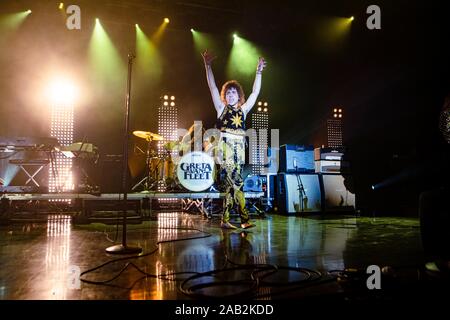 Josh Kiszka von Greta Van Flotte führt im Alcatraz live am 24. November 2019 in Mailand, Italien Stockfoto