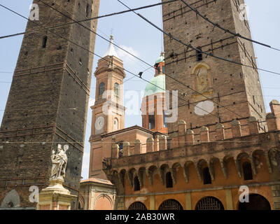 Verschiedene Szenen, um Bologna, Emilia-Romagna, Italien Stockfoto