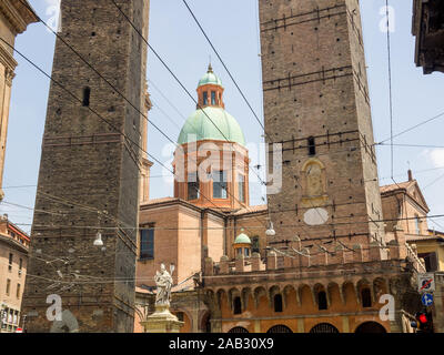 Verschiedene Szenen, um Bologna, Emilia-Romagna, Italien Stockfoto