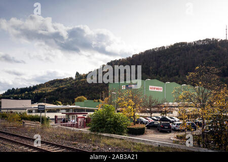 Der Hauptsitz der Firma LEIFHEIT-Konzern in Nassau Stockfoto