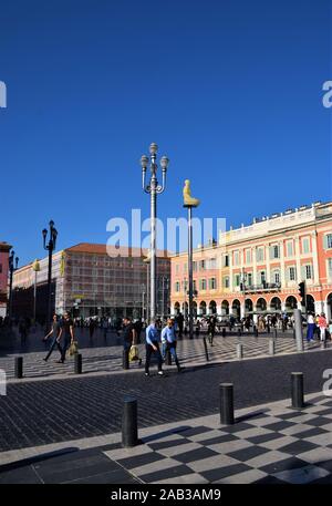 Place Massena, Nizza, Südfrankreich, 2019. Quelle: Vuk Valcic / Alamy Stockfoto