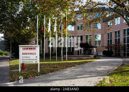 Der Hauptsitz der Firma LEIFHEIT-Konzern in Nassau Stockfoto