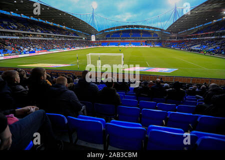 16. November 2019, Universität Bolton Stadium, Bolton, England; Sky Bet Liga 1, Bolton Wanderers v MK Dons: innerhalb der Universität Bolton Stadion Credit: Conor Molloy/News Bilder Stockfoto