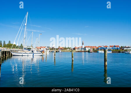 Hafen von Timmendorf auf der Insel Poel Stockfoto