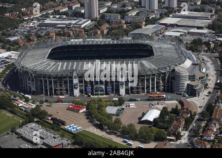 Luftaufnahme des Twickenham Stadions, London, Großbritannien Stockfoto