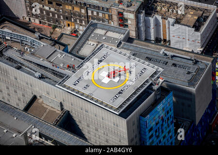 Ambucopter im Royal London Hospital Stockfoto