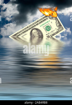 Dollar-note Stockfoto