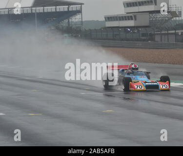 David Tomlin, Rondel Motul Mi, historische Formel 2, HSCC historische Formel 2, Silverstone Classic, Juli 2019, Silverstone, Chris McEvoy, Rundstrecke, Stockfoto