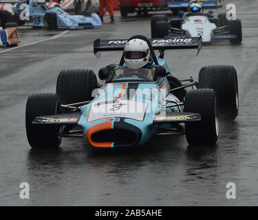 Klaus Bergs, Brabham BT36, historische Formel 2, HSCC historische Formel 2, Silverstone Classic, Juli 2019, Silverstone, Chris McEvoy, Rundstrecke, Cjm Stockfoto