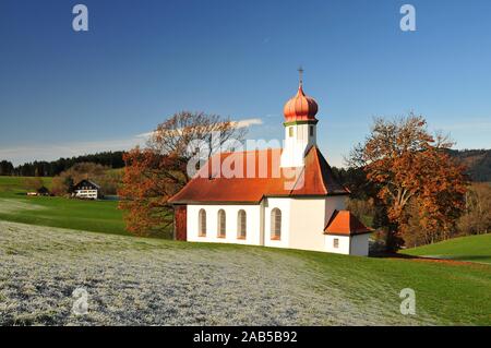 Kapelle in Weitnau im Allgäu, Schwaben, Bayern, Deutschland, Europa Stockfoto