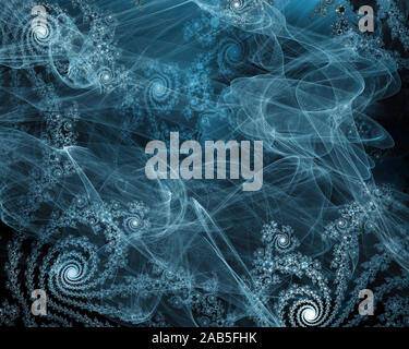Fraktale Design: Seide und Diamanten Stockfoto