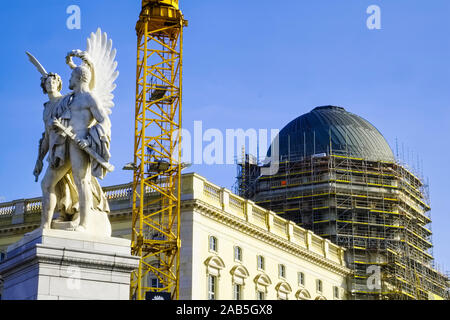 Marmor Skulptur vor Berlin, Berlin, Deutschland Stockfoto