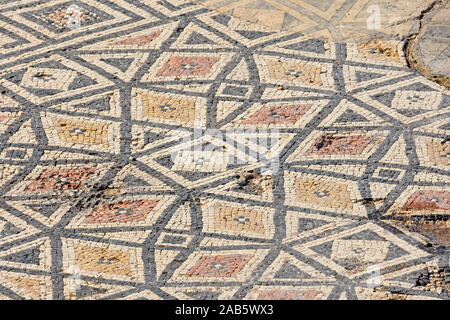 Mosaik in Cäsarea, Israel Stockfoto