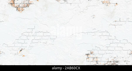 Ein Beispiel für eine schön Schmutzig weiße Wand Stockfoto