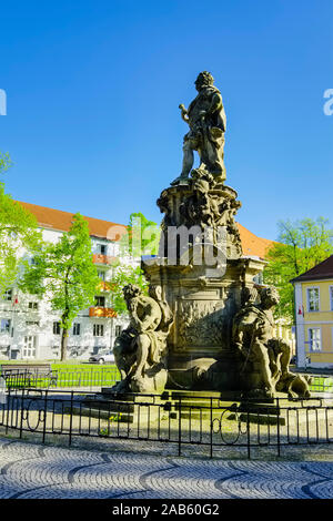 Denkmal Friedrich Wilhelm, Graf Brandenburg, Rathenow, Brandenburg, Deutschland Stockfoto