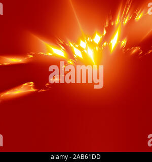 Ein Beispiel für eine schöne abstrakte Red Power lights Hintergrund Stockfoto