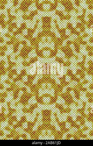 Ein Beispiel für eine nahtlose Schlangenhaut Textur Stockfoto