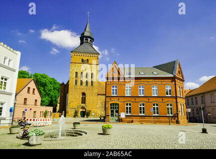 Kirche Sternberg, Mecklenburg-Vorpommern, Deutschland Stockfoto