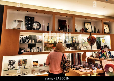 Museum Store Erinnerungen und Andenken, Weltberühmten Die Barnes Foundation, Philadelphia, USA, Philadelphia, Pennsylvania, USA Stockfoto