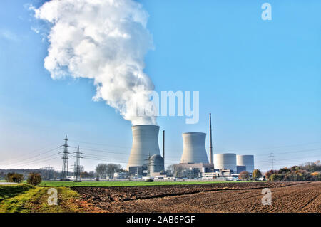 Eine Fotografie der Kernkraft in Deutschland Gundremmingen Stockfoto