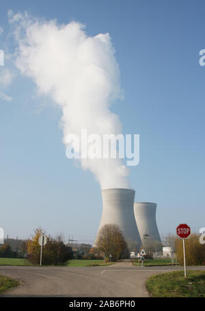 Eine Fotografie der Kernkraft in Deutschland Gundremmingen Stockfoto