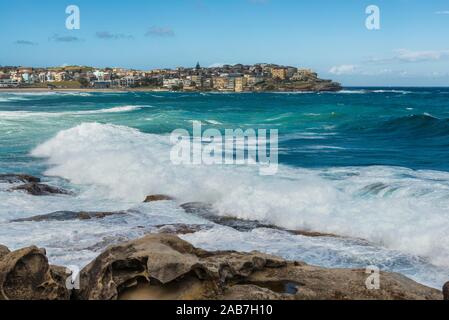 Bondi Beach in Sydney, Australien. Stockfoto