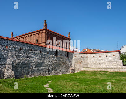 Alte Synagoge, Kazimierz, Krakau, Woiwodschaft Kleinpolen, Polen, Europa Stockfoto