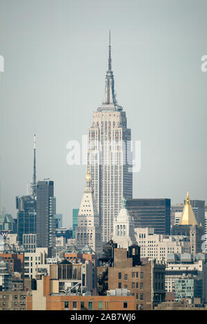 Das Empire State Building in New York, Amerika Stockfoto