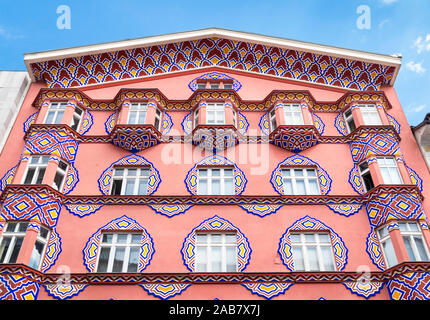 Vurnik Haus (Cooperative Business Bank Gebäude) von Ivan Vurnik, Miklosic ulica (Straße), Ljubljana, Slowenien, Europa Stockfoto