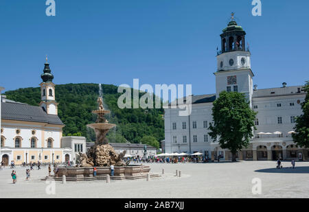 City Square, Museum, Weltkulturerbe der UNESCO, Salzburg, Österreich, Europa Stockfoto