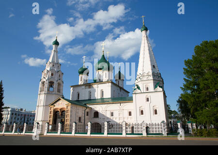 Der Prophet Elija Kirche, UNESCO-Weltkulturerbe, Jaroslawl, Goldener Ring, Oblast Jaroslawl, Russland, Europa Stockfoto