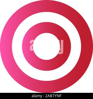 Ziel Pfeil Symbol logo-Element Stock Vektor