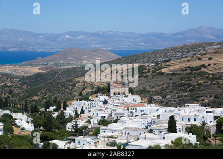 Kirche von Agia Triada (Heilige Dreifaltigkeit), Lefkes Village, Insel Paros, Kykladen Gruppe, griechische Inseln, Griechenland, Europa Stockfoto
