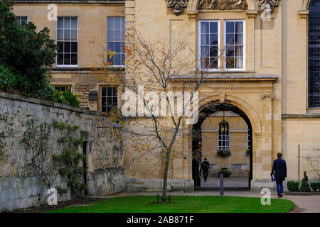 Trinity College, Oxford University. Stockfoto