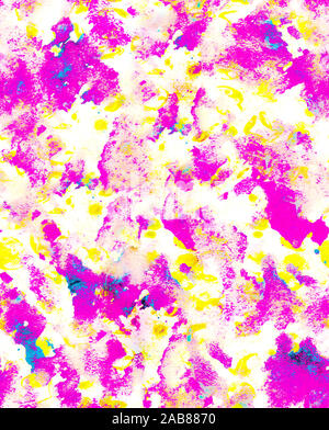 Nahtlose abstrakten strukturellen Hintergrund. Neon Pink und Gelb Stockfoto