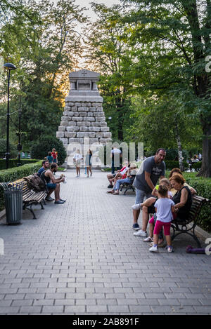 Doktorska Gradina Park, Ärztegarten, Sofia, Bulgarien Stockfoto