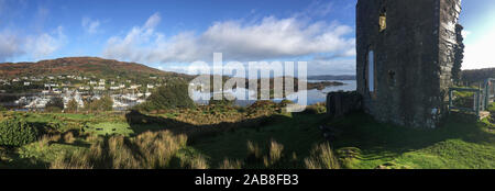 Malerische Ausblicke in Tarbert, Schottland. Stockfoto