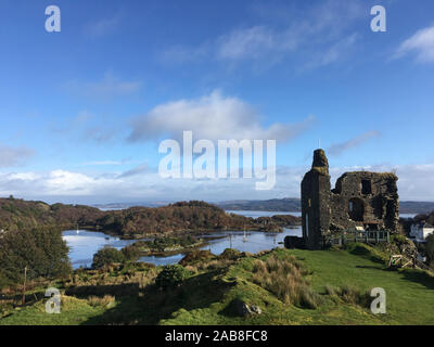 Malerische Ausblicke in Tarbert, Schottland. Stockfoto