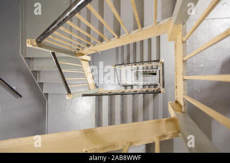 Treppenhaus, Hotel Pennsylvania, 7th Avenue, New York City, Vereinigte Staaten von Amerika. Stockfoto