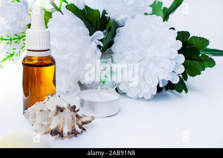 Florale Spa oder Fashion Concept. Stockfoto