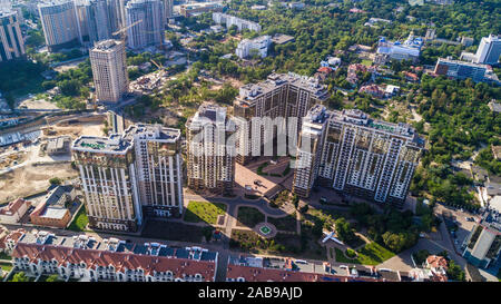 Luftaufnahme von Odessa Stadt Altstadt Zentrum in der Ukraine Stockfoto
