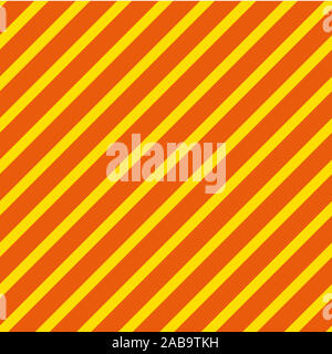 Orange und gelbe diagonale Streifen Muster-Vektor Stockfoto