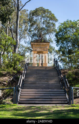 Die Boer War Memorial in Parramatta Park, im westlichen Vorort von Parramatta, Sydney, Australien Stockfoto